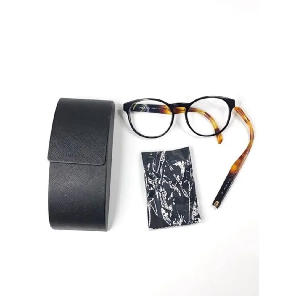 Prada‎ VPR 16T Womens Eyeglasses Frames And Black Case With Wipe Cloth